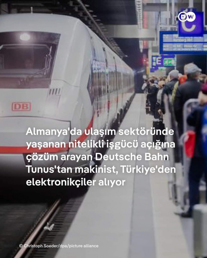 Alman Demiryolu şirketi Türkiye'den Personel alacak