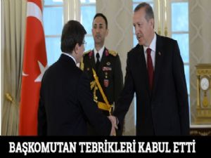 Erdoğan başkomutan sıfatıyla tebrikleri kabul etti